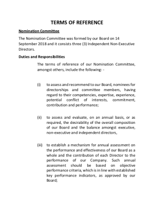 TOF - Nomination Committee